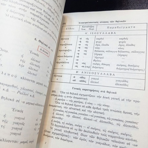 Modern Greek Grammar used, 1980, EKG