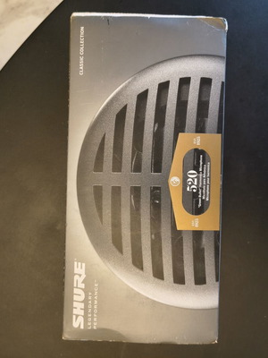 Shure 520DX Green Bullet harmonica microphone