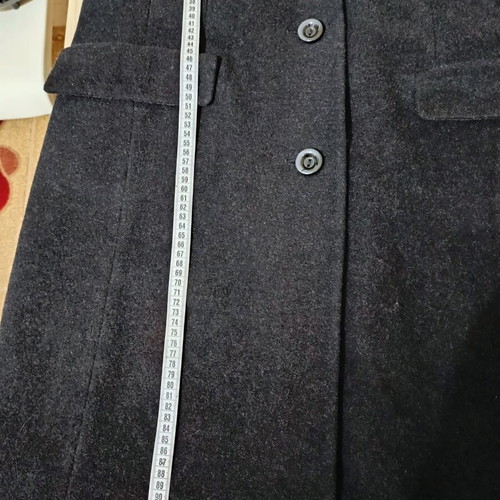 Katag wool women's coat new, classic line, black and gray