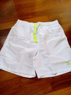 Ανδρικό μαγιό καινούριο μέγεθος Medium λευκό