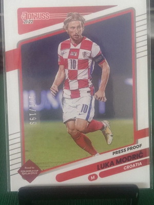 Luka Modric Panini Donruss World Cup 2021-22 card like new