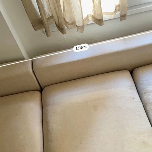 Homad corner sofa 3.0×2.0 m used with adjustable backrest
