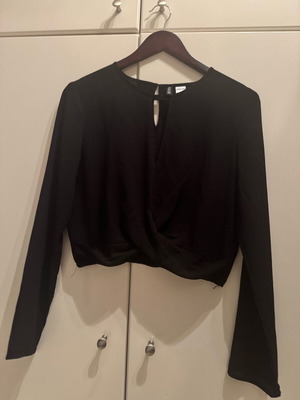 Blouse used, black, size M
