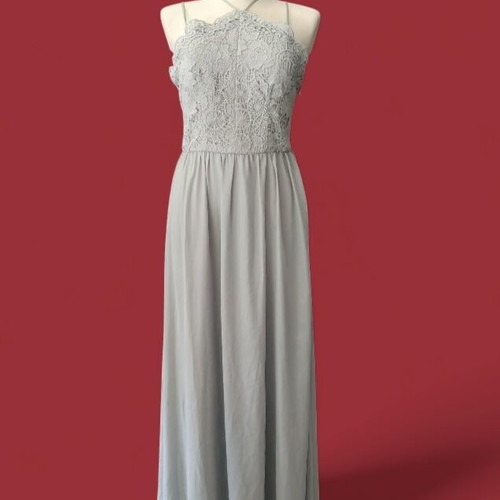 Maxi formal dress grey size S like new