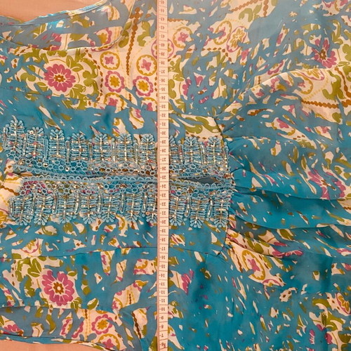 Antica Sartoria Positano style tunic with bead embroidery
