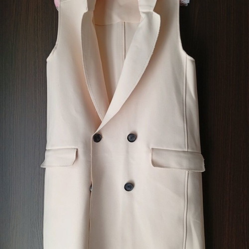 Bershka women's vest new, size M, beige