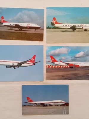 Virgin Atlantic Airways Viscounts καρτ ποστάλ σαν καινούργιο