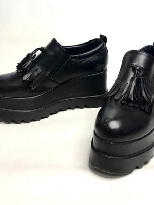 Brogues platform shoes used Janessa size 35 black