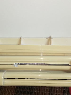 Spice rack used, hanging plastic for spices and foil