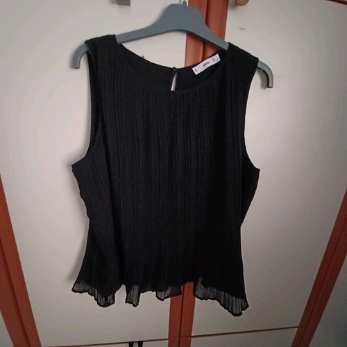 Mango women's blouse black, like new, size XL