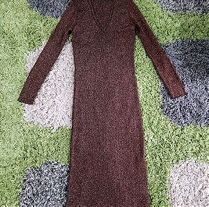 River Island England knitted dress in bronze! Size M/L