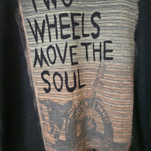 Unisex t-shirt used, cotton, size medium, black