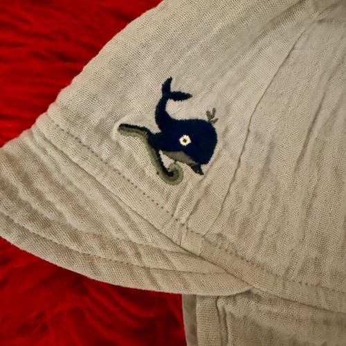 Alana baby hat like new, 100% cotton, size 44/45