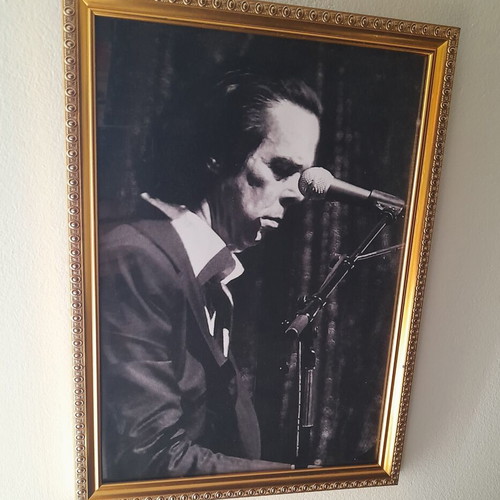 Nick Cave photo poster 32×23cm with frame new
