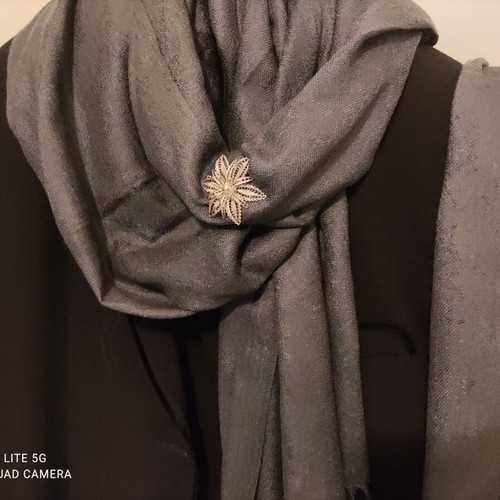 Silver 925 handmade pin and used basmina gift