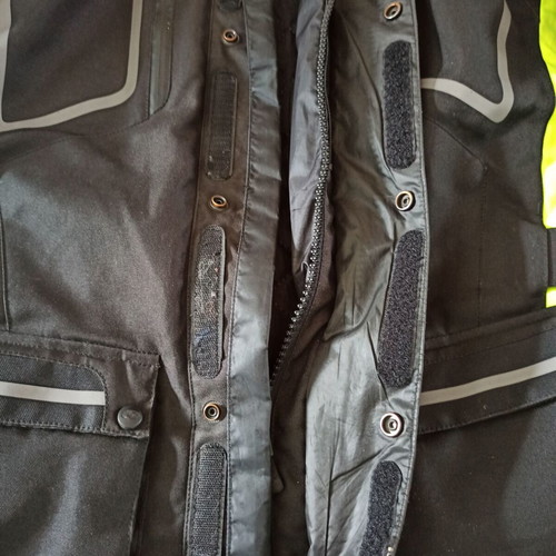 Held motorcycle jacket XL with unique Twisted Sister custom back