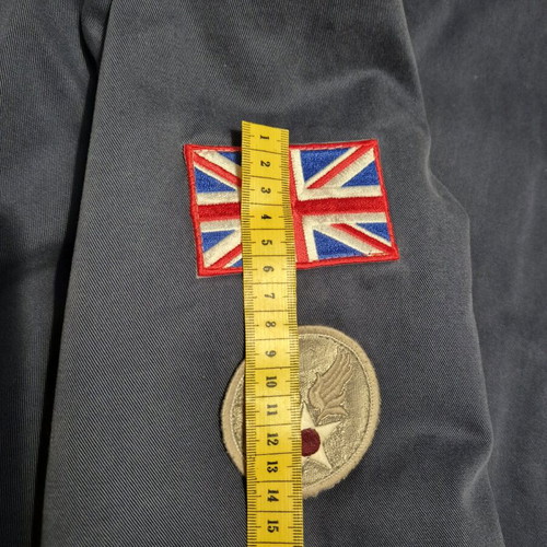 Blue parka jacket Gymnasium used, size 3XL