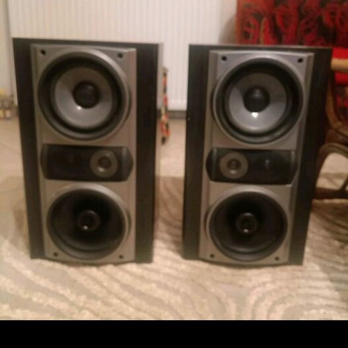 Aiwa floor speakers like new, standing type
