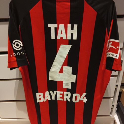 Bayer Leverkusen FC 2021/22 Home Jersey Jonathan Tah XL Match Issued