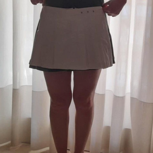 Topshop Mini Skirt Tennis Style white like new, size M