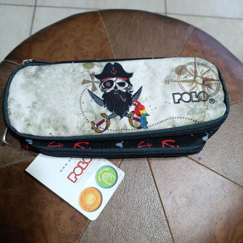 Polo Belike Glow Pencil Case new, oval double zipper