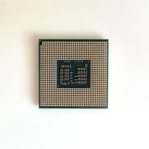 Intel Core i3-380M laptop CPU used, 1st generation dual-core