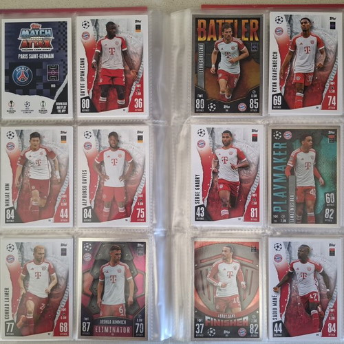 Topps Match Attax Champions League 2023-24 Album like new with extra cards