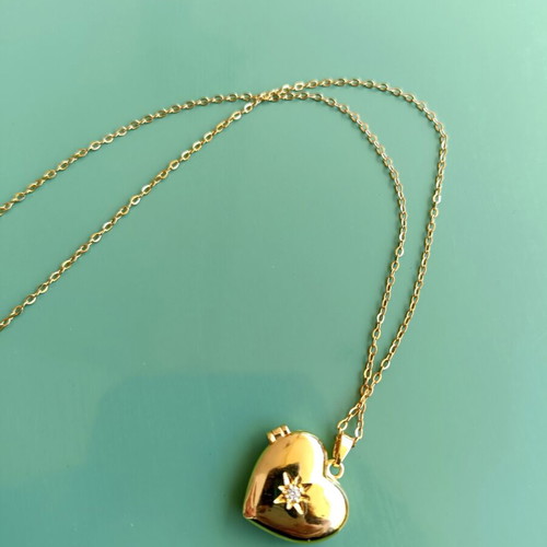 Stainless Steel Heart-Shaped Necklace new