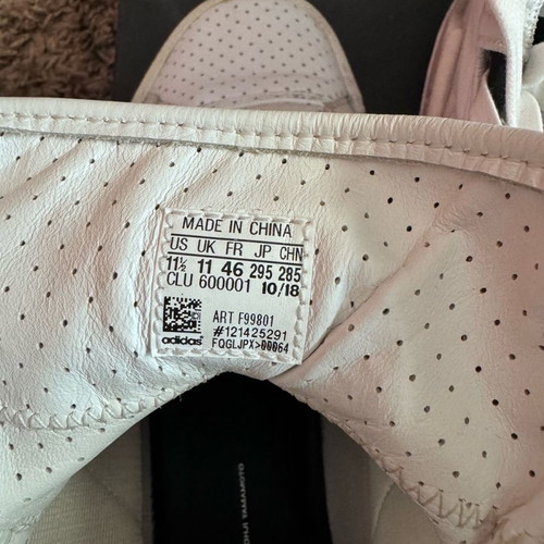 Y-3 sneakers used, white, size 46, lightly worn