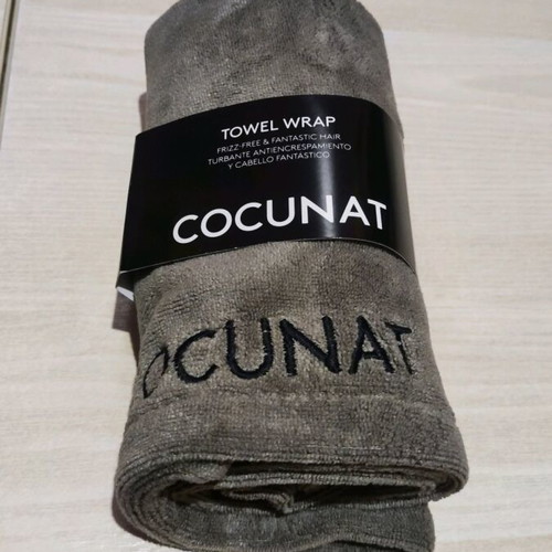 Cocunat Towel Wrap hair turban new, gray
