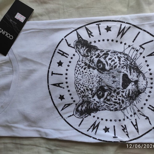 Colin's T-shirt women new, sizes small medium large, black and white