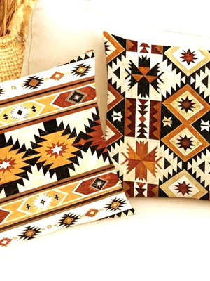 Vintage pillow covers set of 4, 45cm by 45cm, new