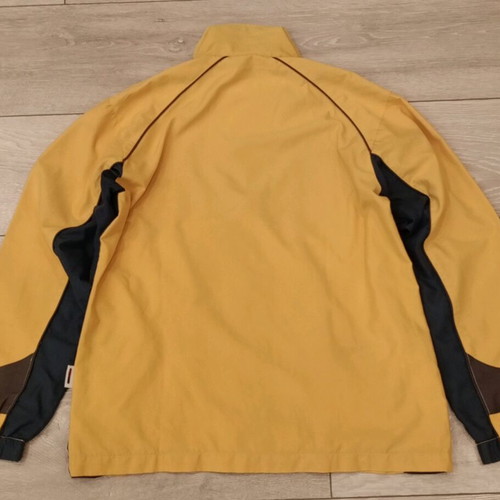 Nike jacket used, 90s vintage, mustard, black and brown