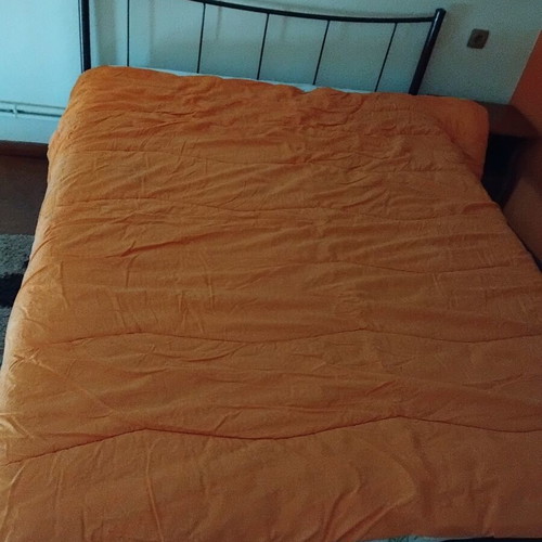 Double quilt used, reversible 180×200 cm