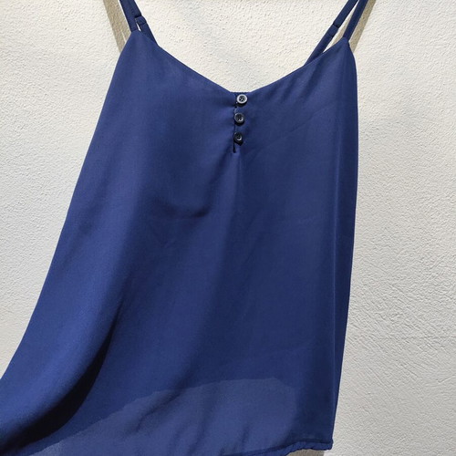 Coocu women's blue top medium like new