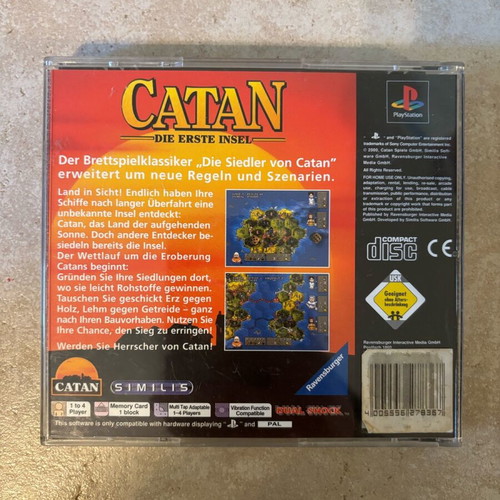 Catan PlayStation 1 German complete used