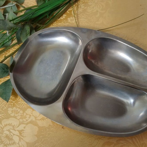 Vianoch Franke Inox 18/8 Oval Serving Platter for Nuts Like New