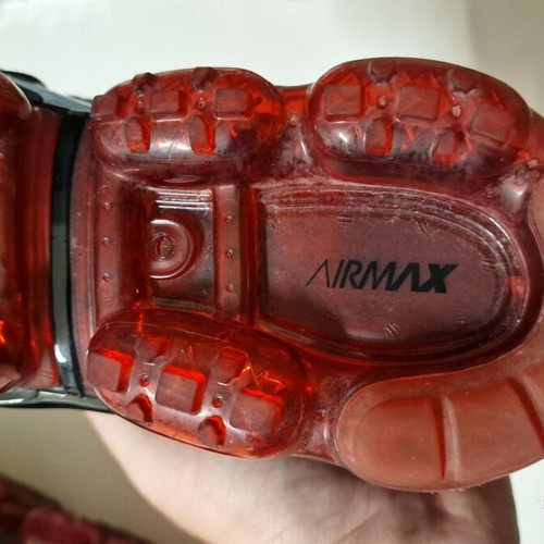 Nike Vapormax Plus athletic shoes like new, size 45.5, black