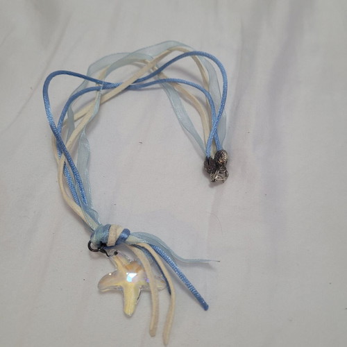 Starfish necklace, summer style, women's