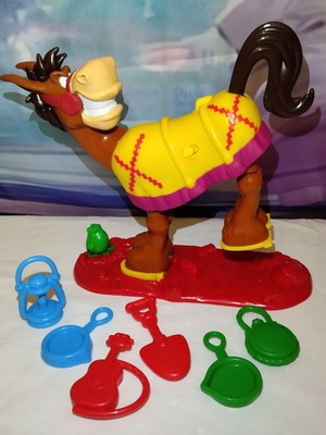 Buckaroo board game used, incomplete with missing parts
