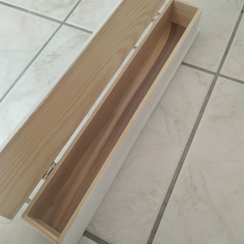 Handmade wooden candle box Lionel Messi like new