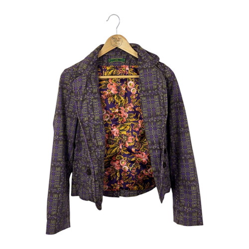 Oilily women's jacket with floral print like new, size 38