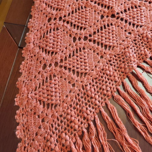 Handmade vintage scarf 180 * 100 like new