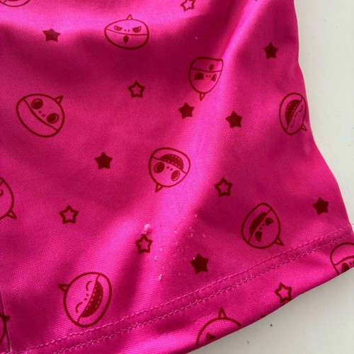 Baby Shark pink costume used, size 2-3 years with minor damage