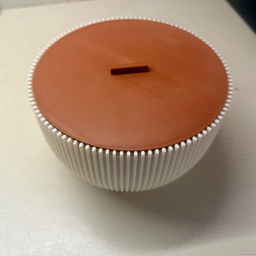 Practical bowl for nuts and seeds like new with lid