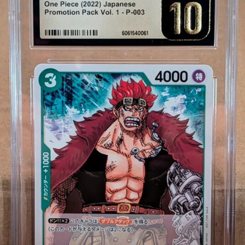 Eustass Captain Kid One Piece Card Game CGC Pristine 10 Japanese