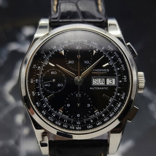 Longines Heritage 1954 Automatic Chronograph used, Ref. L2.747.4