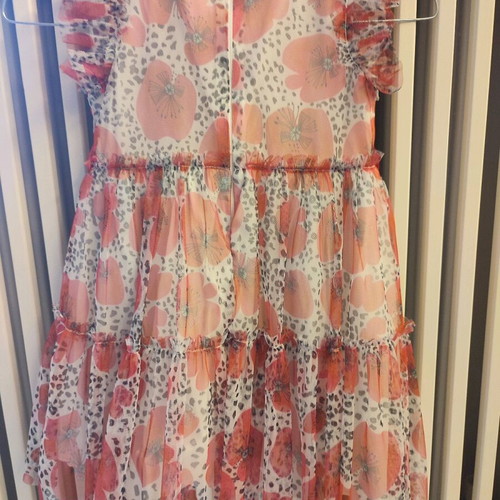 Miss Ebita dress for 4 years like new, white and red