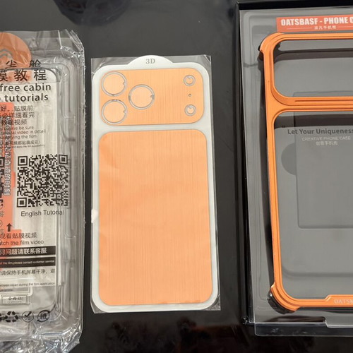 iPhone 17 Pro Max Cosmic Orange Accessories Set x3 new