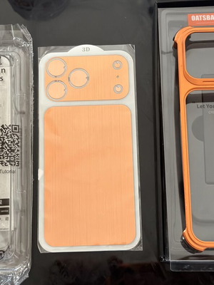 iPhone 17 Pro Max Cosmic Orange Accessories Set x3 new